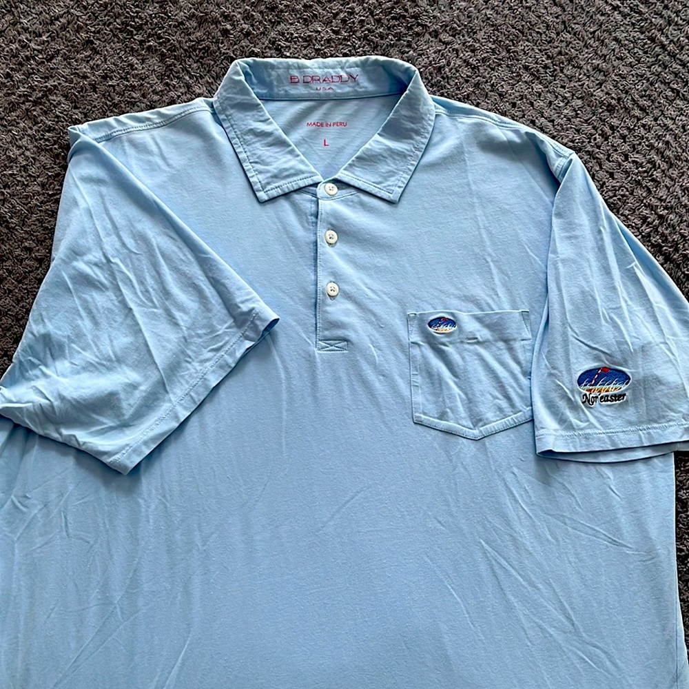 B Draddy Golf Polo Nantucket GC logo